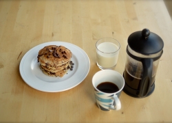 Making Banana Pancakes