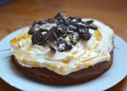 Chocolate, porter & Oreo cake - because who doesn't love cake?