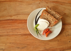 Basil & tomato wholemeal bread with Wright's