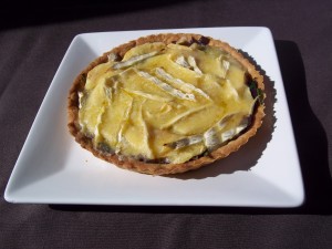 Spinach, apple and brie tart - The Usual Saucepans