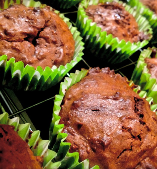 Dark Chocolate and Lime Muffins - The Usual Saucepans