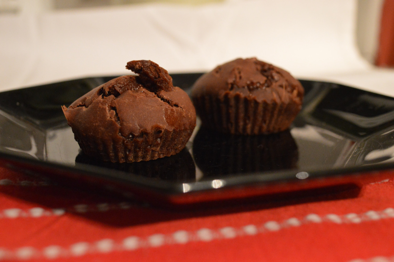 Lime and Chilli Hot Chocolate Muffins