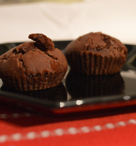 Lime and Chilli Hot Chocolate Muffins