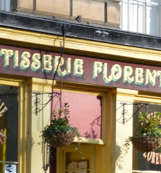 Patisserie Florentin sign - The Usual Saucepans