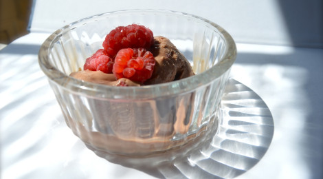 Raspberry & Chocolate Ice Cream
