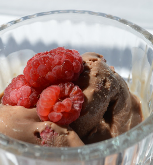 Raspberry & Chocolate Ice Cream