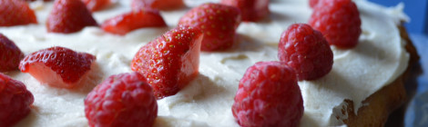 Cake, Raspberries & Strawberries - What Else Do You Need?