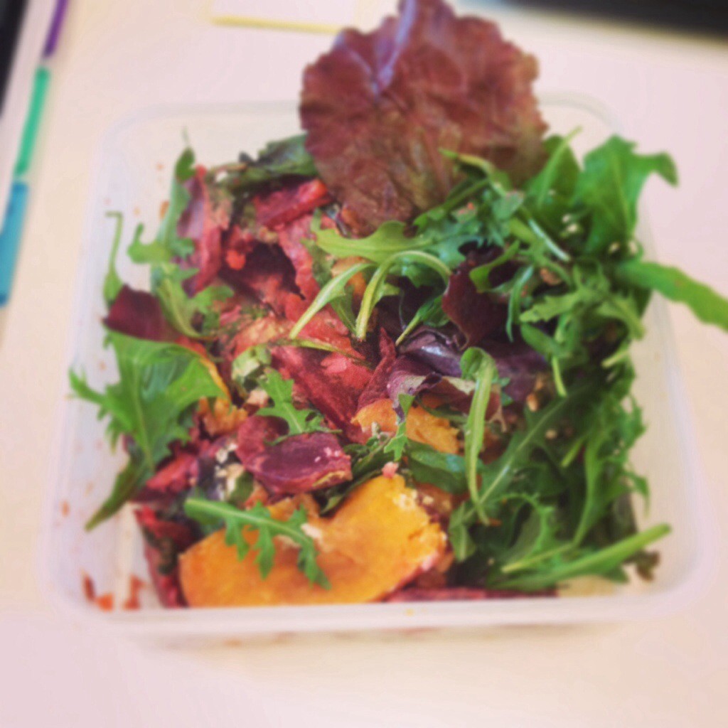 Sweet Potato Salad with Beetroot