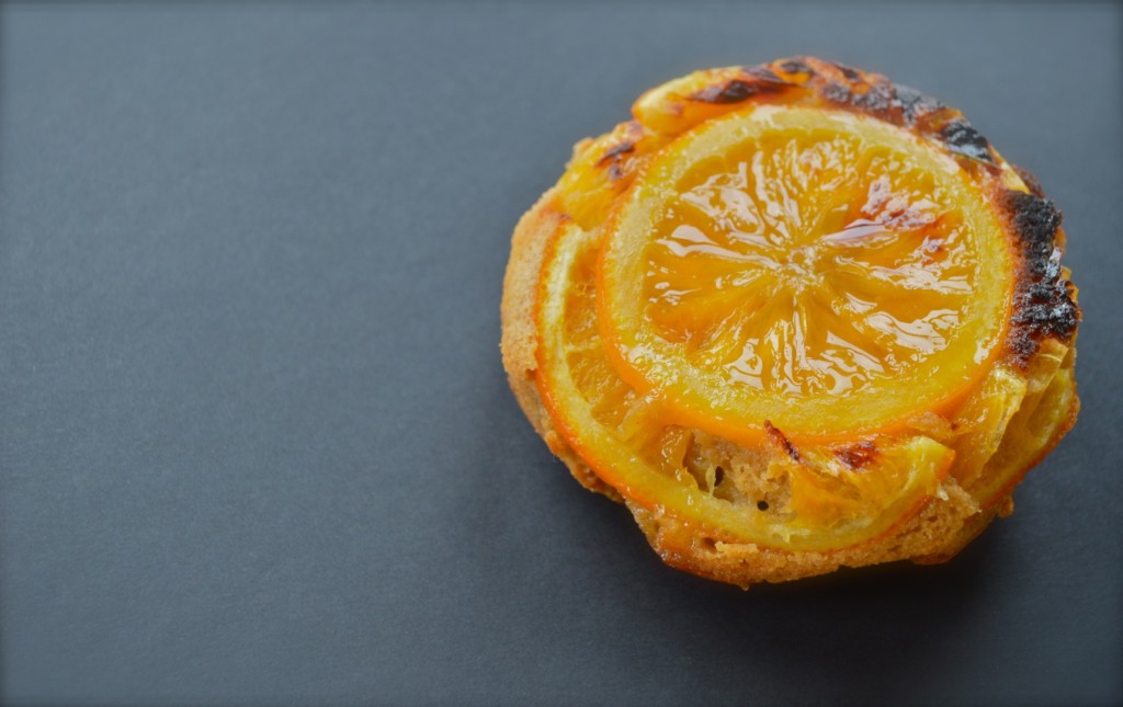 Orange and gin Upside-down cake