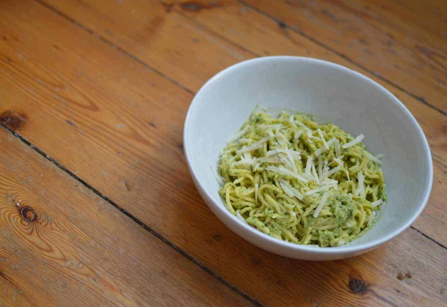 Avocado Pesto Pasta