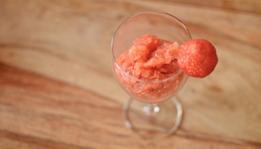 Strawberry & PIMM?S Granita