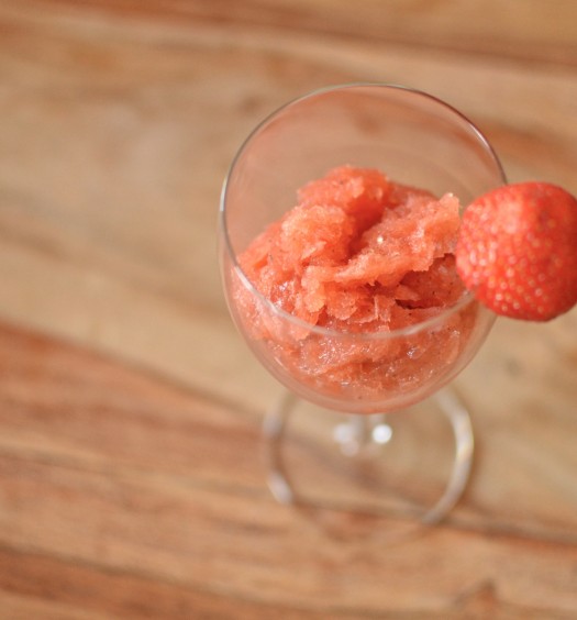 Strawberry PIMM'S Granita