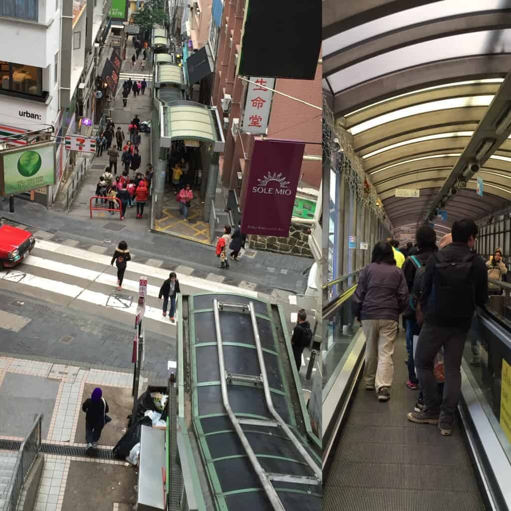 Central-Mid-level Escalator, Hong Kong