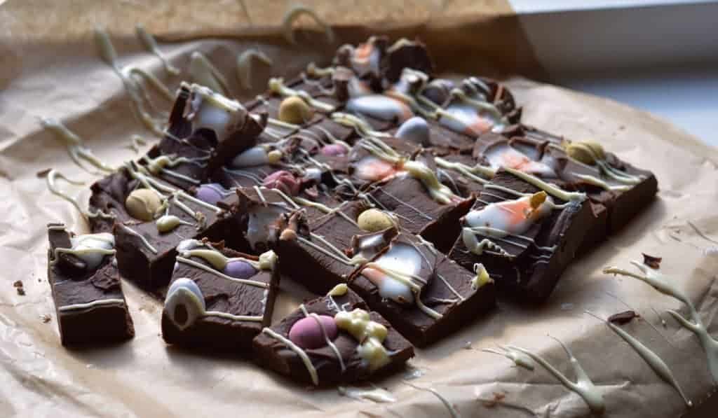 Easter chocolate fudge